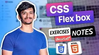 CSS Flexbox Explained with Examples in Telugu | Master Layouts Easily | CSS Flex box in Telugu