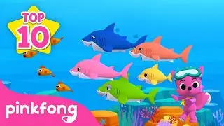 [🏆TOP 10] Kids&rsquo; Favorite Baby Shark Songs | Compilation | Pinkfong Official | poems