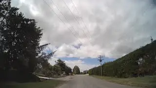 Driving Bramleys Road in Flaxton in the Canterbury region of New Zealand