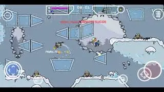 MiNi Militia Ice Box Map Gameplay: Frosty Battles and Strategy!