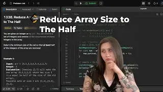 Reduce Array Size to The Half LeetCode - Java
