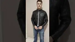 Jaqueta de Couro Leg&iacute;timo Modelo Dharok. Qualidade garantida!