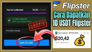 Buruan Daftar Gratis‼️Dapatkan 10 USDT Dari Exchange FLIPSTER