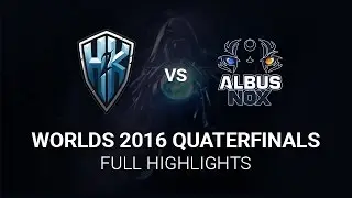 H2K vs Albus Nox Luna Highlights All Games, S6 Worlds 2016 Quarter final, H2K vs ANX