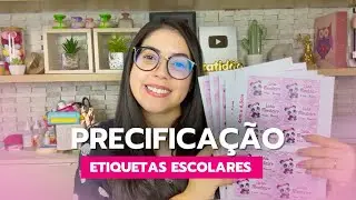 Como PRECIFICAR kits de etiquetas escolares!