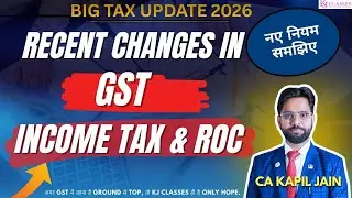 Recent Changes in GST Income Tax & ROC#GSTUpdates #GST2_0 #GSTReforms