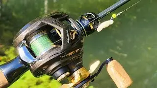 Trout fishing with Nikko Baits waxworm cast testing the Daiwa Silver Creek Stream custom rod I built