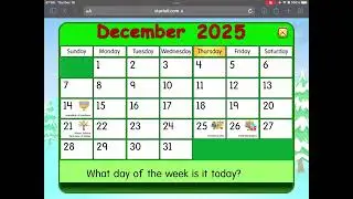 Starfall Daily Calendar - December 18, 2025
