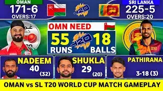 Good Playing Oman | SL vs OMN Match | T20 World Cup | Gameplay