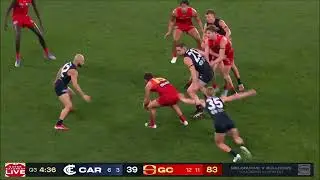 Billy Wilson - AFL 2025 Round 22 Highlights - Carlton @ Gold Coast Suns