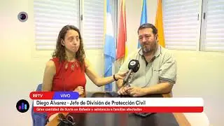 Diego Álvarez - Protección Civil | Gran cantidad de lluvia en Rafaela