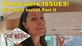 Fixing Mini-split A/C Leak in our Skoolie | A/C Part 2
