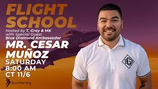 Flight School with Blue Diamond Ambassador Mr. Cesar Mu&ntilde;oz