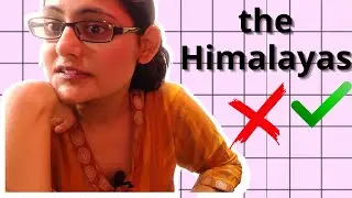 Which article is used before Himalayas | Use of 'THE' with names of seas, oceans, rivers & mountains