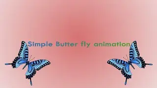2d butterfly animation || after effect tutorial || after effect