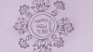 Newyear special rangoli 2026💐💐