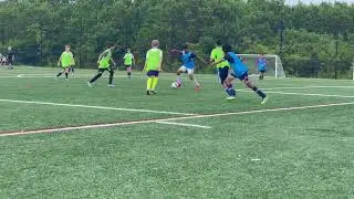 Donovan showing his dribbling and quick passing decisions at the Olympic Development Camp June 2022