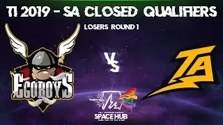 EgoBoys vs Thunder Predator Game 2 - TI9 SA Regional Qualifiers: Losers' Round 1