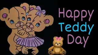 Teddy Day Card🧸/ Easy card for teddy day/ Valentine week