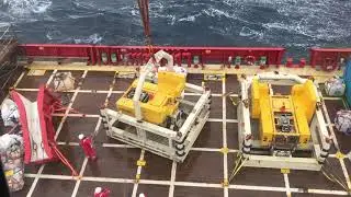 NOV Crane 250t.Successful lift from the seabed.Weight 22 t.