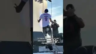 LE PARAN CONCIERTO A LUAR Y EL SIGUE CANTANDO 🔥 #luarlal #concierto #directo #trap #beats