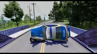 EPIC POLICE CHASE FAILS | Epic Police & Helicopter Chase - BeamNG.Drive