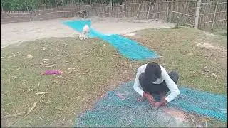 HOW TO MAKE BOSKI FISHING NET ( FISH JAAL MAKING PART -88 ) 🐟🐟 call -  9324753257 ( 🔥 viral 🔥 )