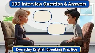 Important Job Interview questions and answers | Fun English Q&A for Beginners | Easy English