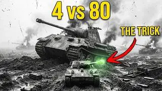 The Fog Trick That Let 4 'Tin Cans' Destroy 15 German Panthers in 46 Minutes