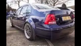 Volkswagen Bora Euro Slammed lowered Big Bass VW BBS RS6 TT Coilovers
