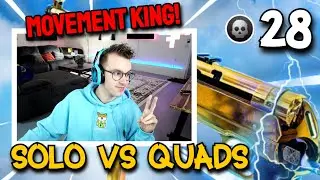 *NEW* WARZONE Movement King JoeWo Drops 28 Kills - Solo Vs Quads Amazing Gameplay!!