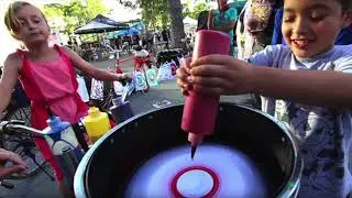 Spoke Art - Pedal Powered Spin Art!