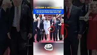 🔥PM Netanyahu refuses Melania Trump to Walk with Trump because of Protocol #shorts