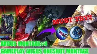 ARGUS  MONTAGE4 ONE SHOT❗❗||ARGUS GAMEPLAY MOBILE LEGENDS BANG BANG BY#ARGUS_NBA44#MLBB#ARGUS