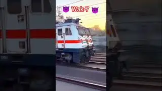 WAK -7 😈👑😈👑❔# Indian railway #Indian short#The travelling Pro
