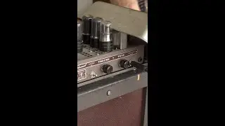 Playing Guitar Through A Stock Filmosound Tube Amp