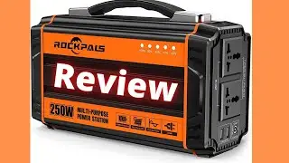 Rockpals Portable Power Station 250w Review:  You need this in your preps.