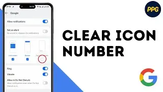 How to Remove Numbers from Google Icon ?