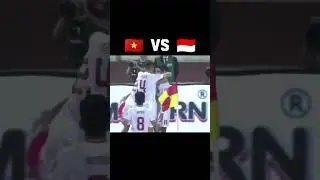 Vietnam vs Indonesia kualifikasi piala dunia R2 0-3#foryou #football #highlights