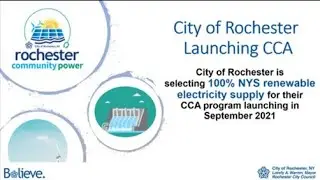 July 14, 2021 City of Rochester CCA Program Terms Meeting