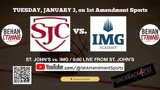 1/3/23 Behan Strong Invitational Basketball Tournament: St. John's Cadets vs. IMG Academy Ascenders