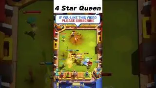 4 Star's Archer Queen is Unstoppable 💀#clashroyale #shorts #mergetactics