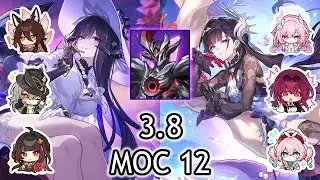 [Honkai: Star Rail] 3.8 Memory of Chaos / MoC 12: Lingsha Super Break & E0S1 Cyrene DoT