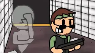 D-Live and Friends Animated: HIT BY A TRAIN! (C7 Animatics)