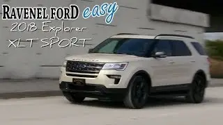 🔵IN DEPTH REVIEW - 2018 Ford Explorer XLT SPORT - Exterior & Full Interview Overview | RAVENEL FORD