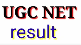 UGC net result 2020 ugcnetresult2020