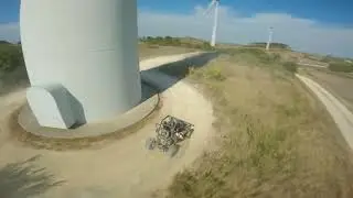 buggy chase with fpv drone - short