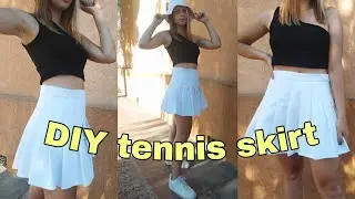 DIY TENNIS SKIRT - como hacer una FALDA TABLEADA *paso a paso