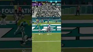 This X factor is broken(literally doesn&rsquo;t work).  #football #madden #madden24 #maddenclip