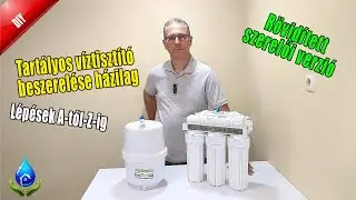 Tartályos víztisztító beszerelése szakember nélkül | Rövidített szerelői verzió